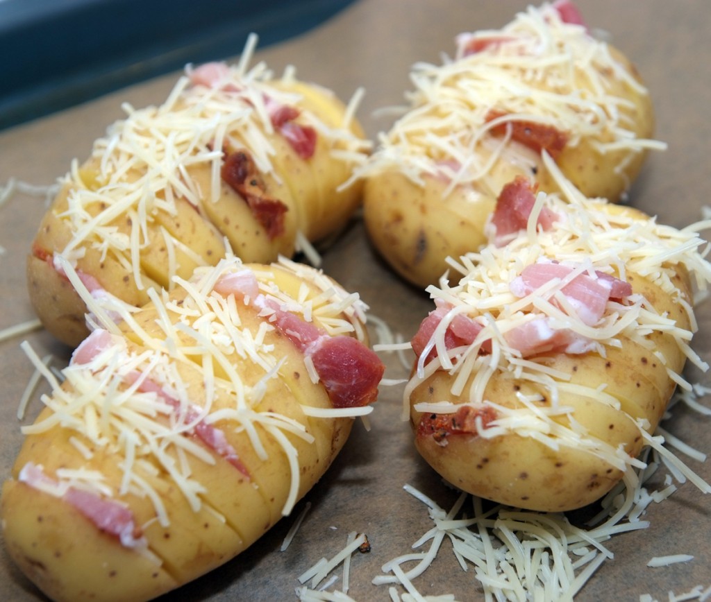 Backkartoffeln mit Käse und Speck | Cuisine de Christine